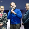  Anna Milewska, Prezydent Gdyni Wojciech Szczurek i Janusz Janowski podczas ogłoszenia lauretów Nagrody Zawady